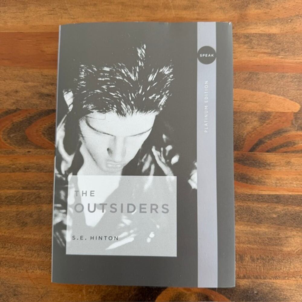 The Outsiders by S. E. Hinton Speak Platinum Edition Paperback